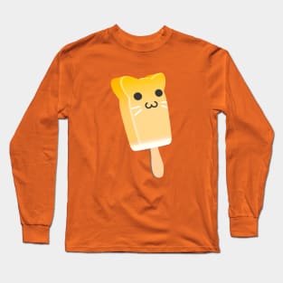 Catsicle - orange Long Sleeve T-Shirt